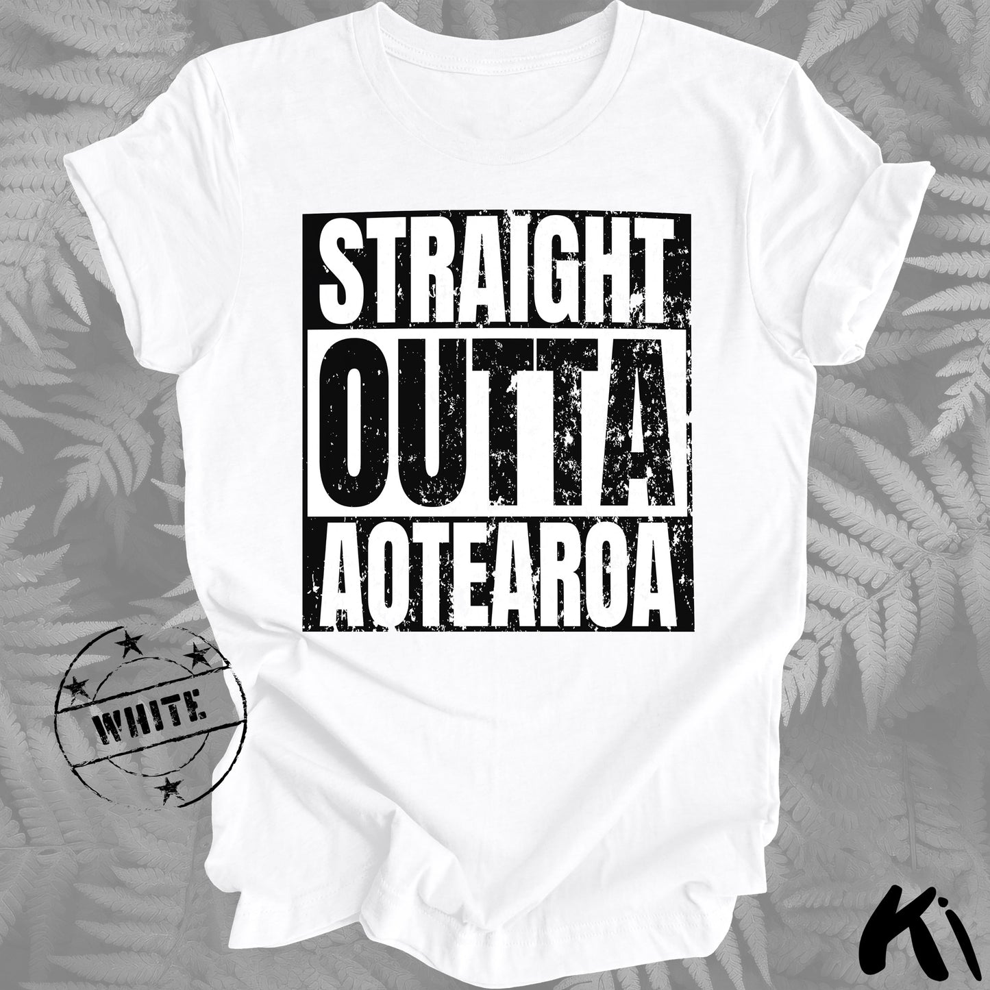 Straight Outta AOTEAROA Distressed Shirt