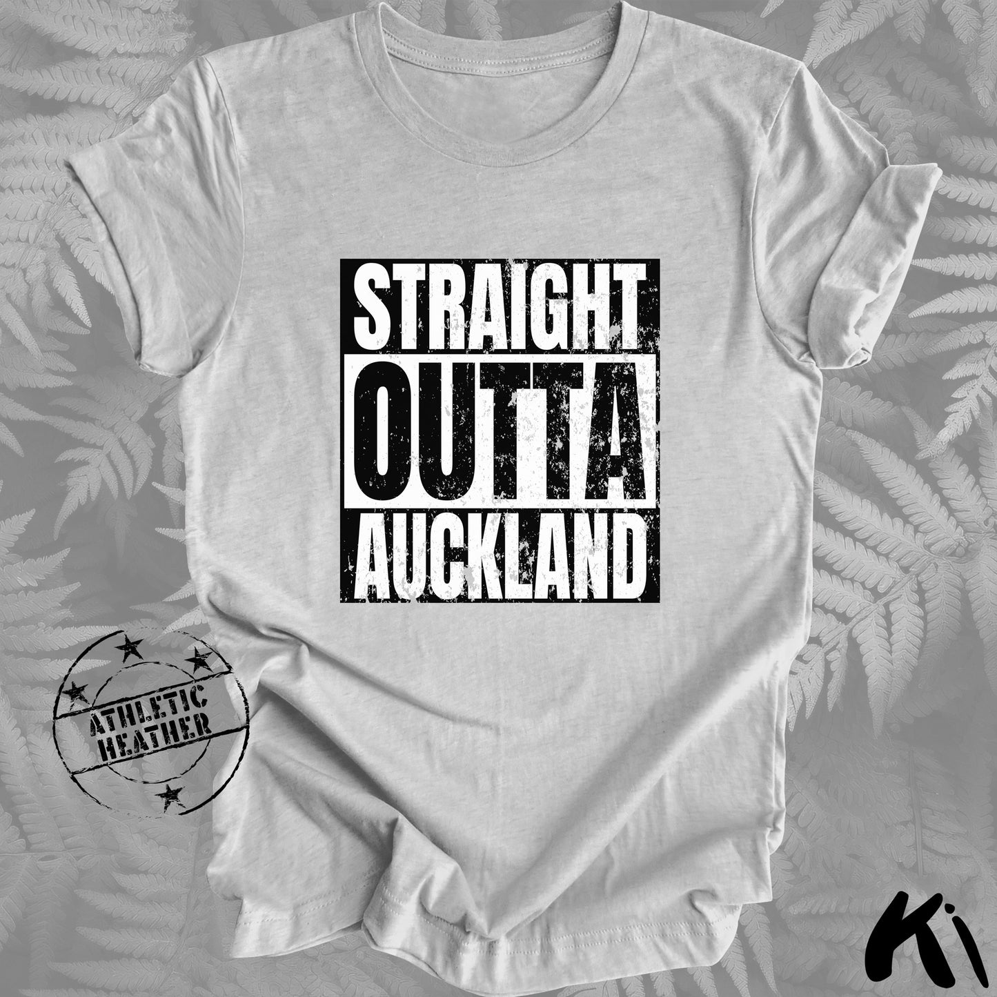 Straight Outta AUCKLAND Lightweight Distressed Shirt