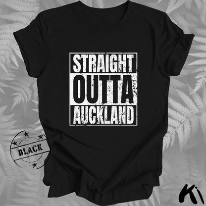 Straight Outta AUCKLAND Lightweight Distressed Shirt