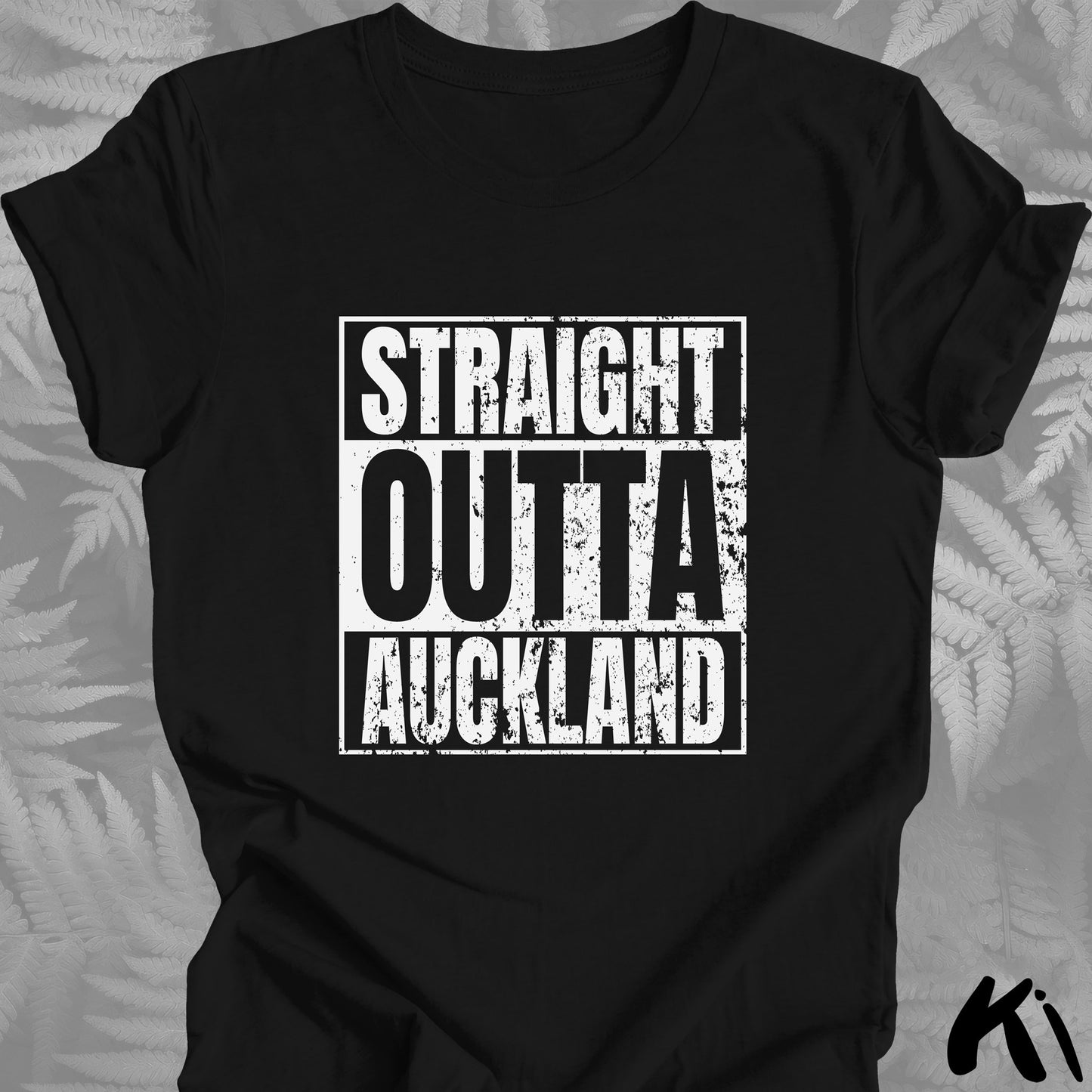 Straight Outta AUCKLAND Lightweight Distressed Shirt