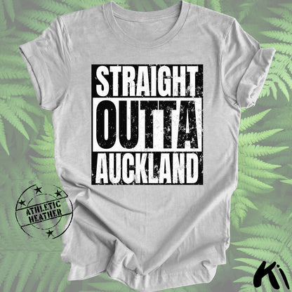Straight Outta AUCKLAND Lightweight Distressed Shirt