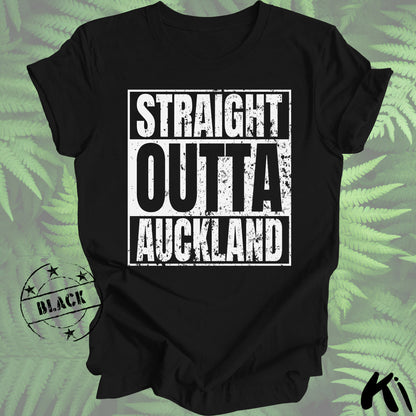 Straight Outta AUCKLAND Lightweight Distressed Shirt