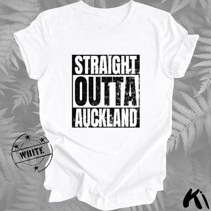 Straight Outta AUCKLAND Lightweight Distressed Shirt