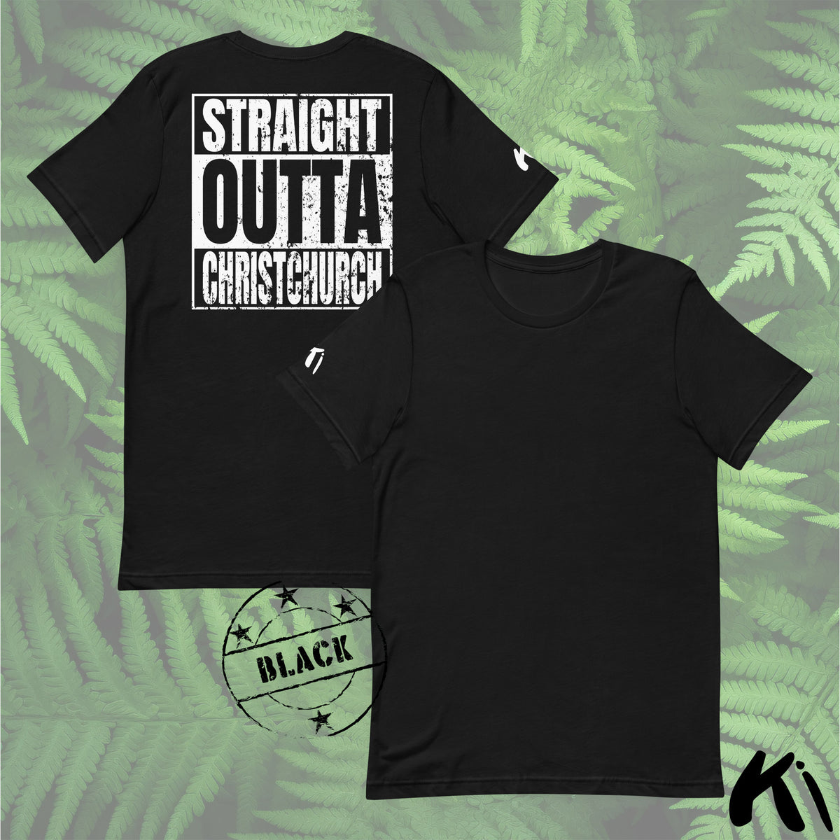 Straight Outta CHRISTCHURCH Back Print Shirt