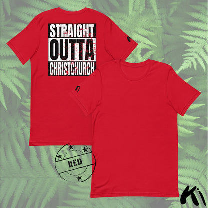 Straight Outta CHRISTCHURCH Back Print Shirt