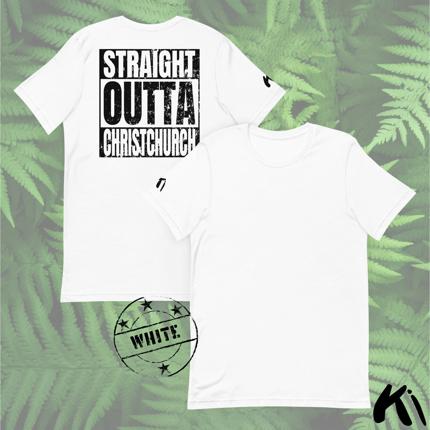 Straight Outta CHRISTCHURCH Back Print Shirt