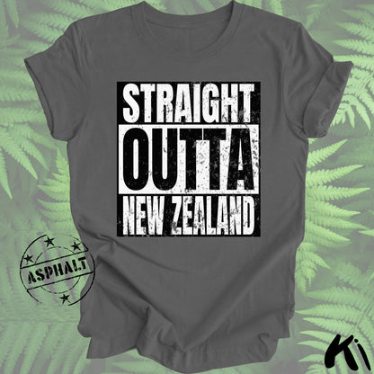 Straight Outta NEW ZEALAND Distressed Shirt
