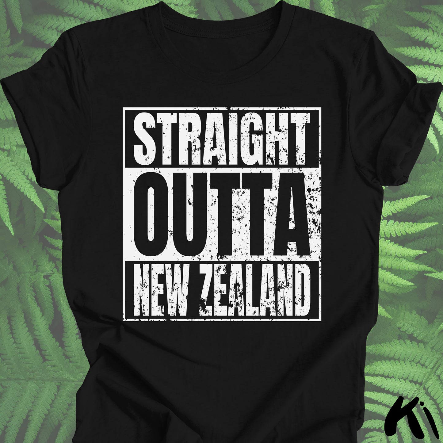 Straight Outta NEW ZEALAND Distressed Shirt