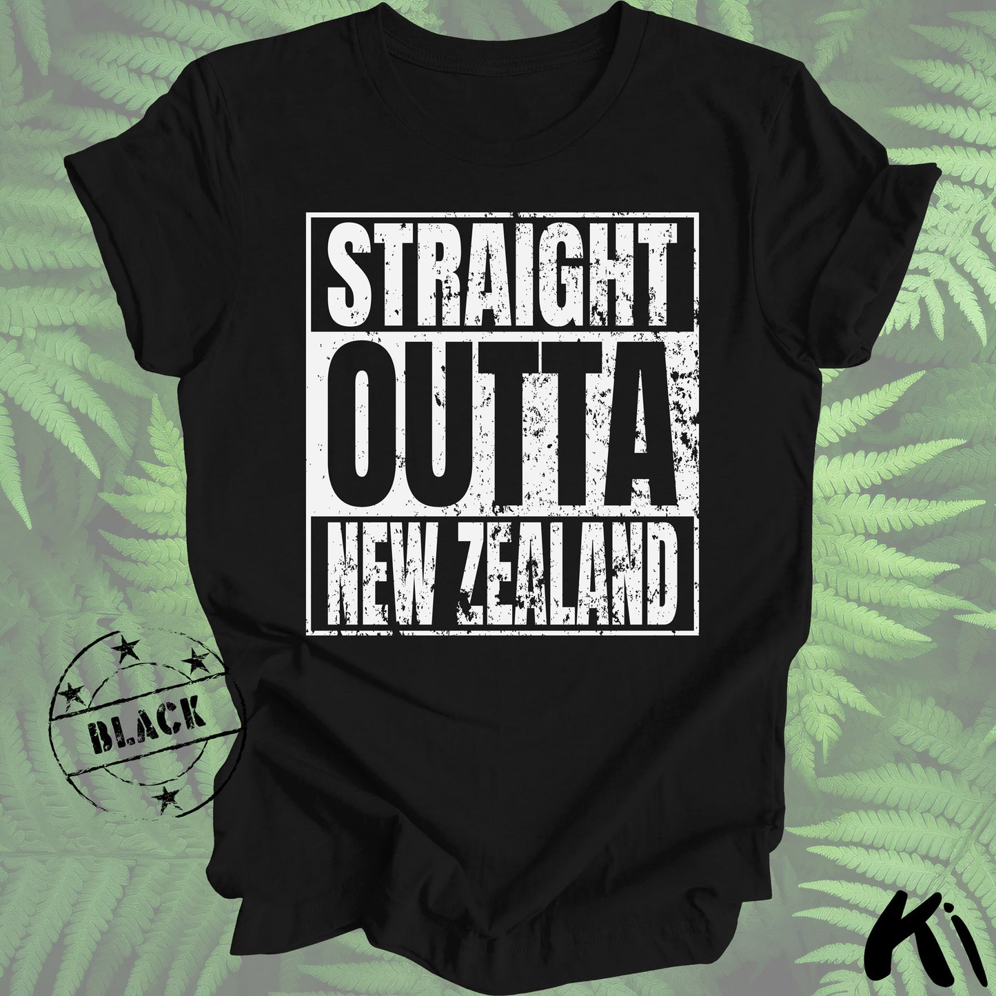 Straight Outta NEW ZEALAND Distressed Shirt