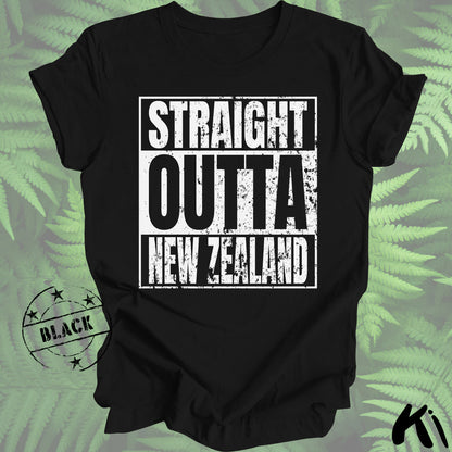 Straight Outta NEW ZEALAND Distressed Shirt