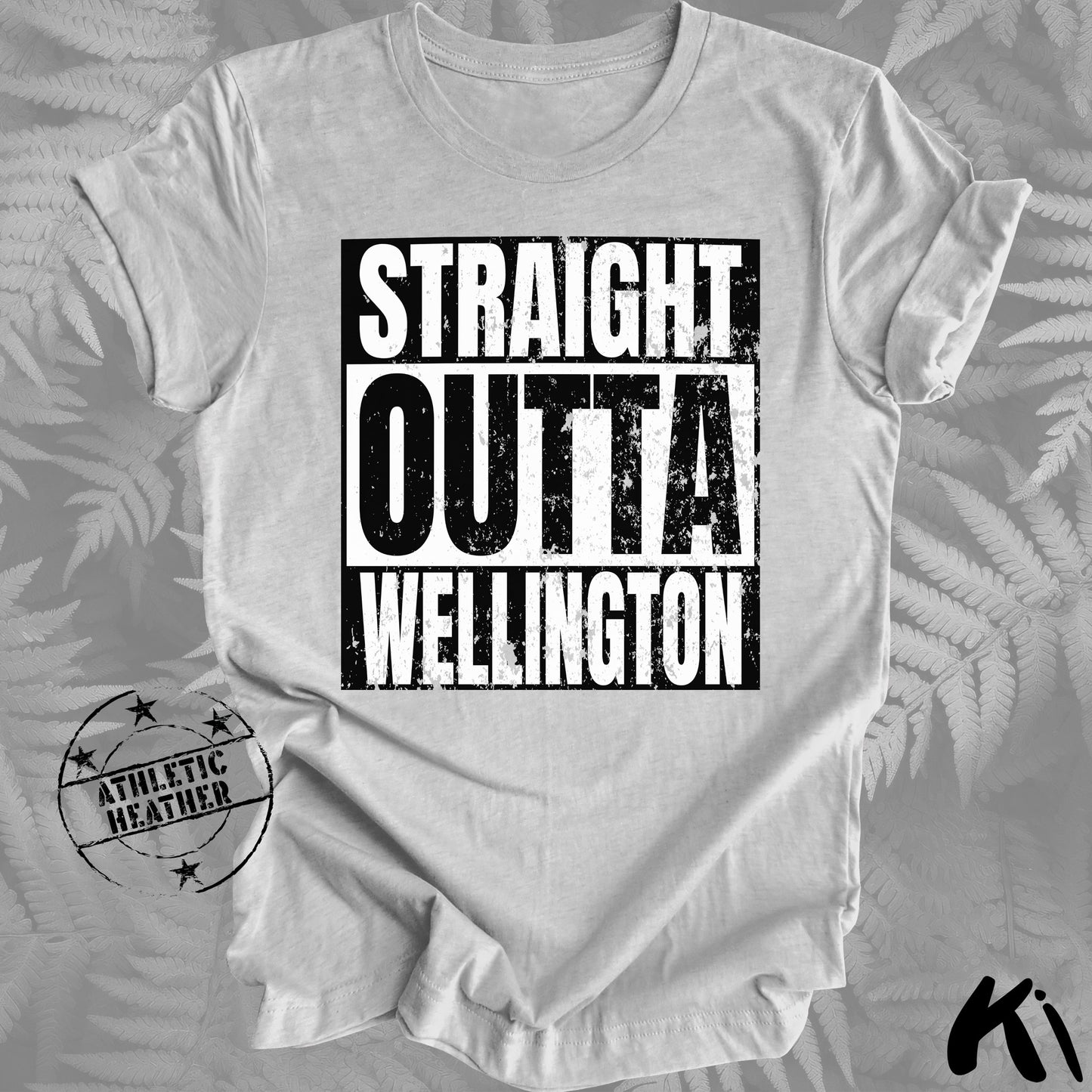 Straight Outta WELLINGTON Lightweight Distressed Shirt