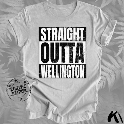 Straight Outta WELLINGTON Lightweight Distressed Shirt