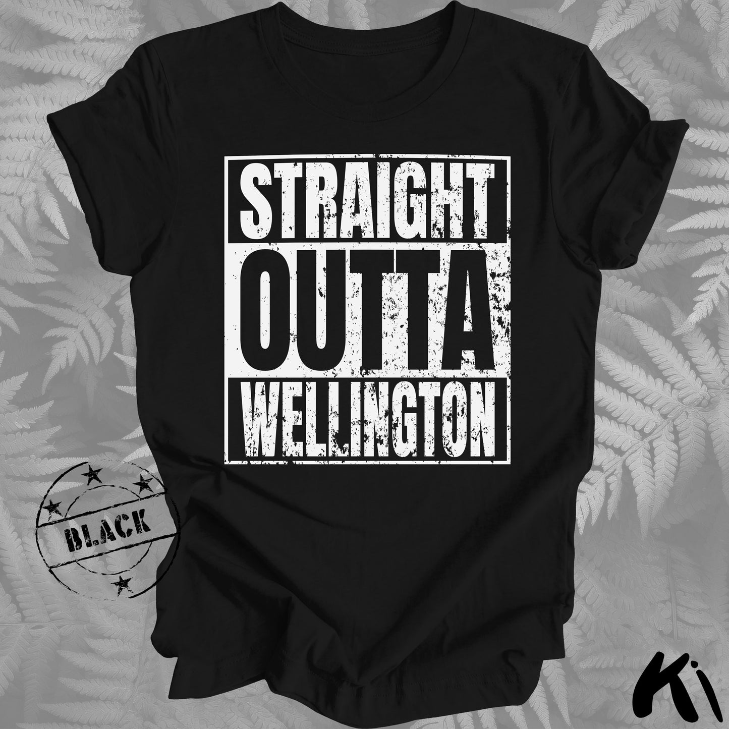Straight Outta WELLINGTON Lightweight Distressed Shirt