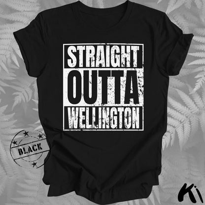 Straight Outta WELLINGTON Lightweight Distressed Shirt