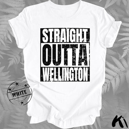 Straight Outta WELLINGTON Lightweight Distressed Shirt