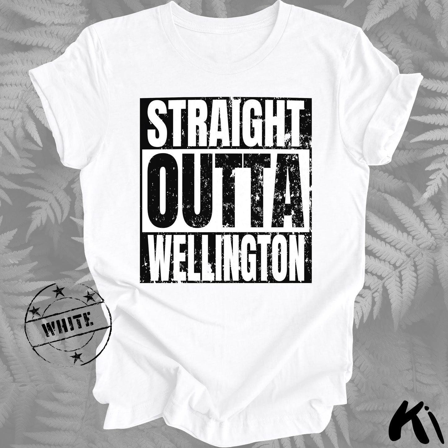 Straight Outta WELLINGTON Lightweight Distressed Shirt