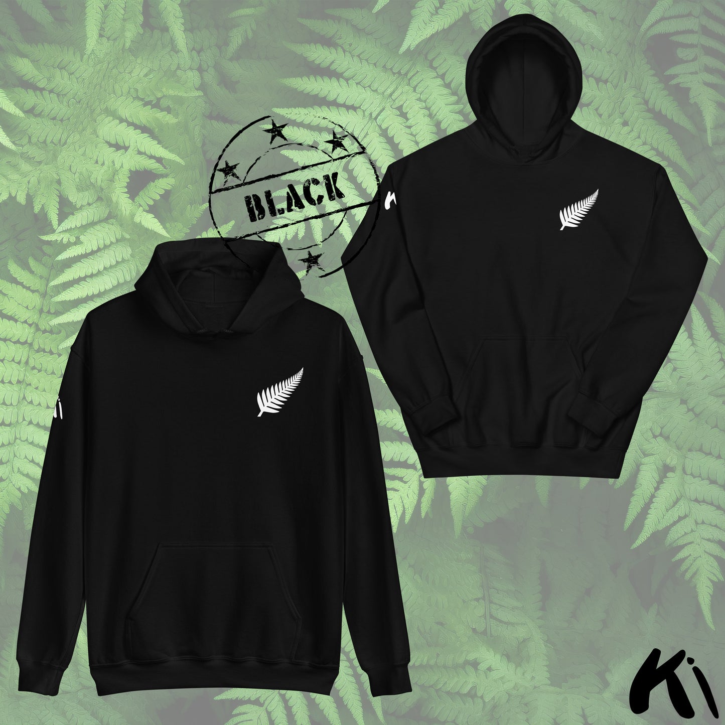 SILVER FERN Minimalist Hooded Sweatshirt