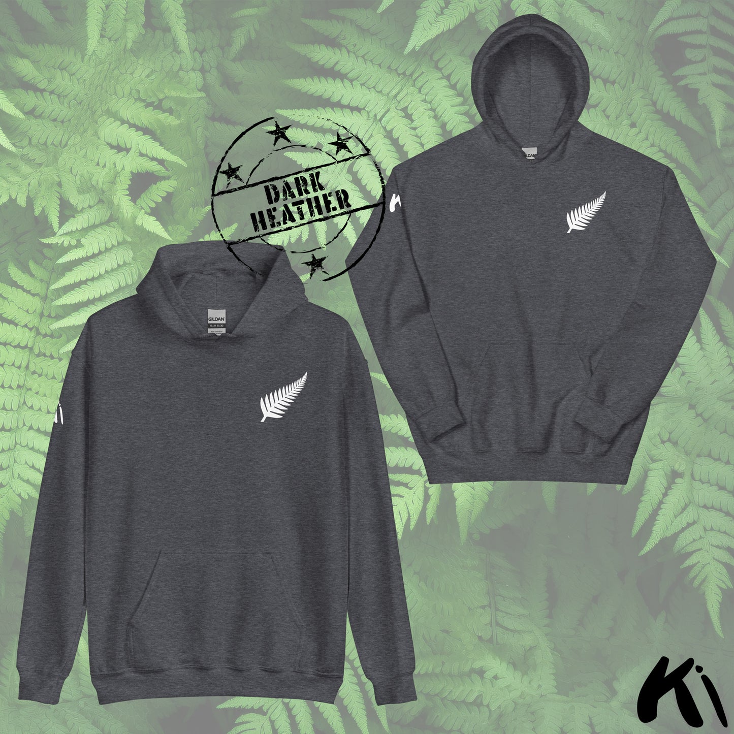 SILVER FERN Minimalist Hooded Sweatshirt