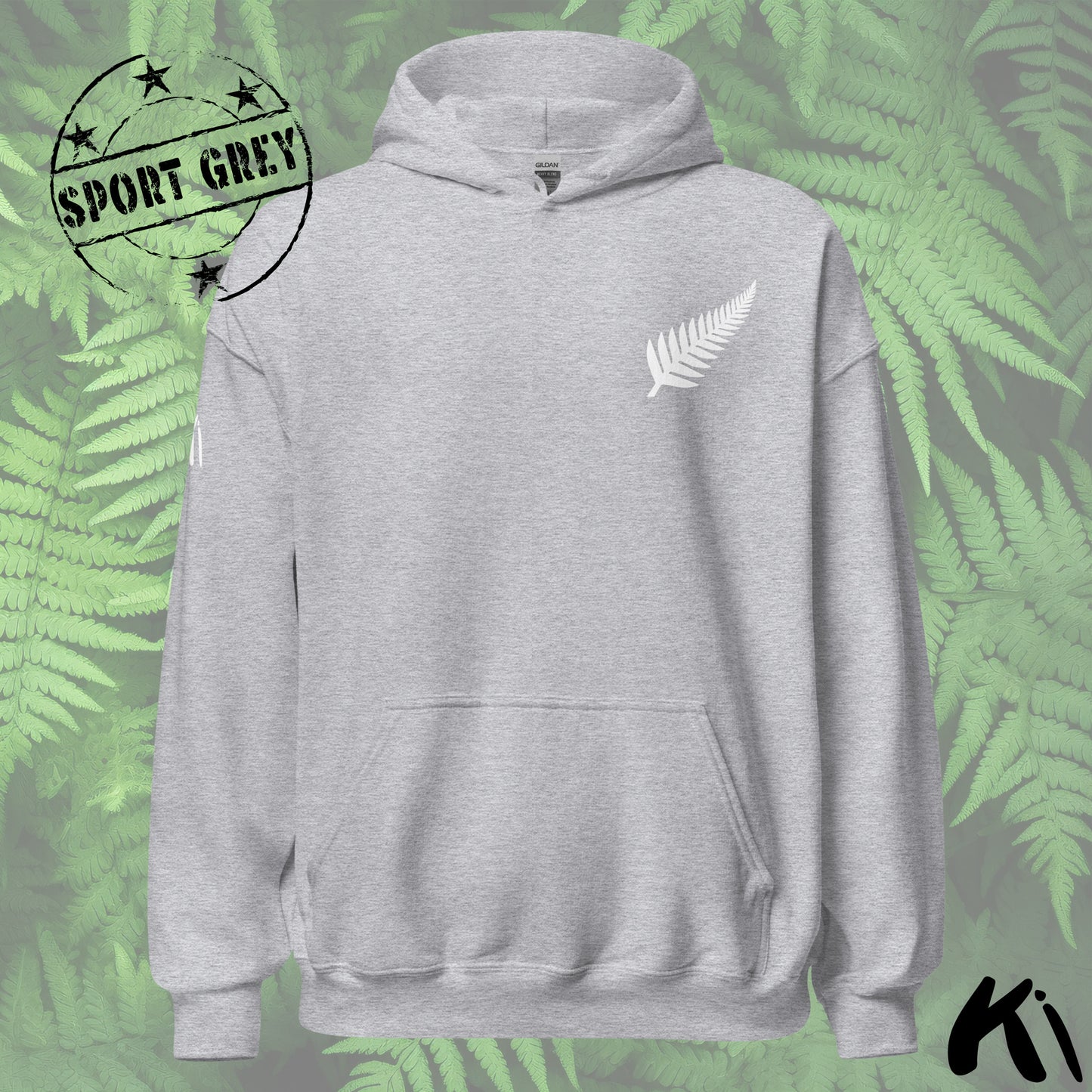 SILVER FERN Minimalist Hooded Sweatshirt