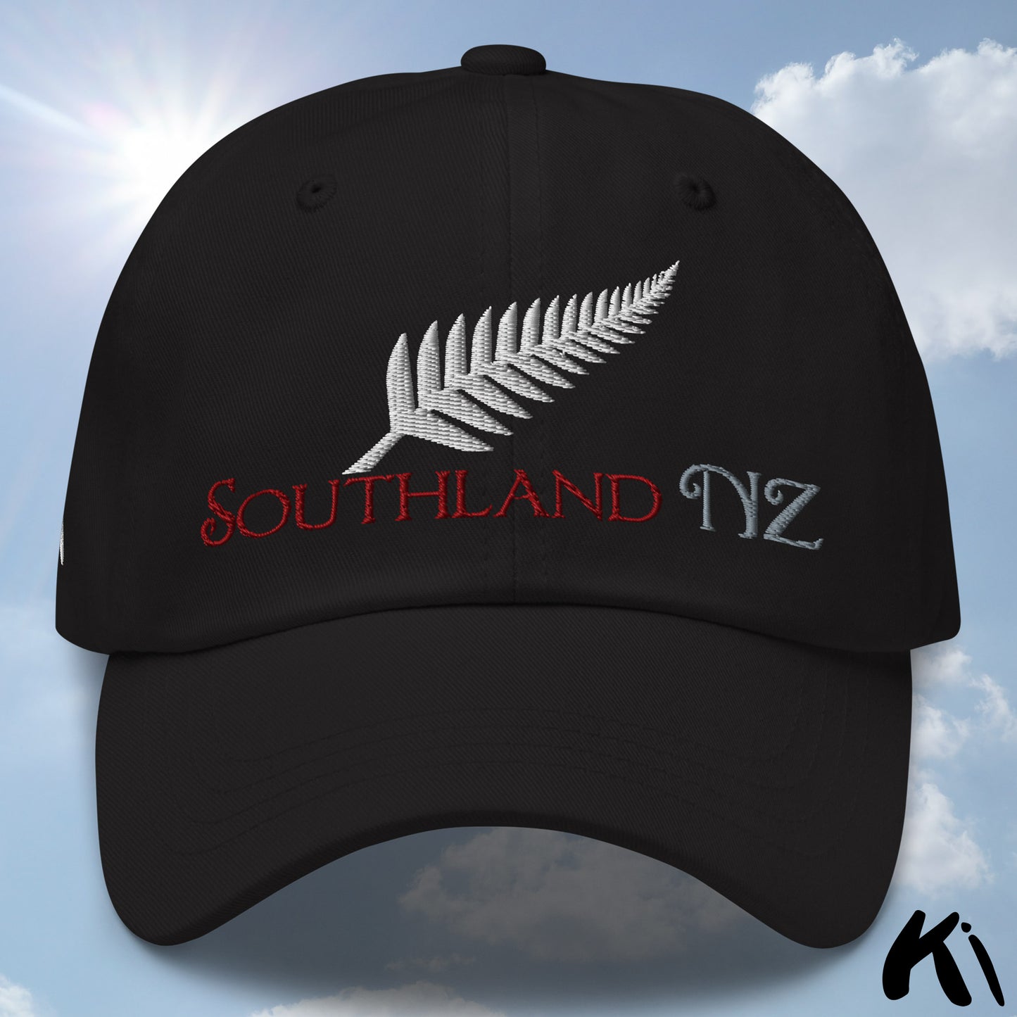 SOUTHLAND NZ Silver Fern Embroidered Cap / Dad Hat