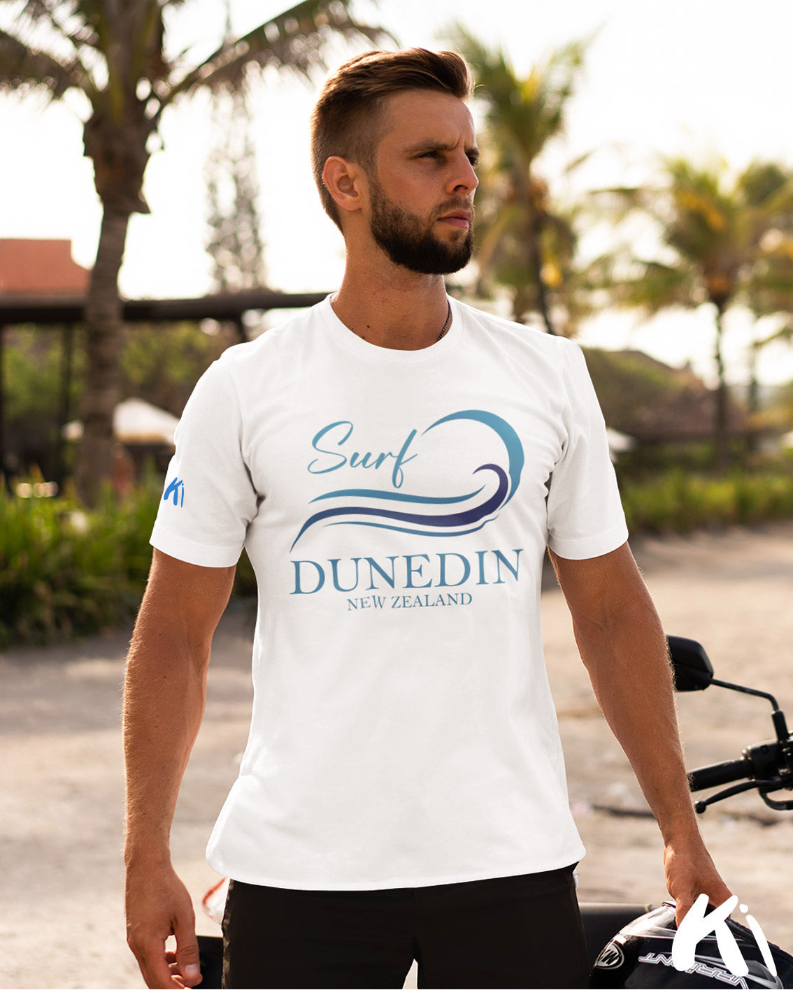DUNEDIN New Zealand Surfing Wave Shirt