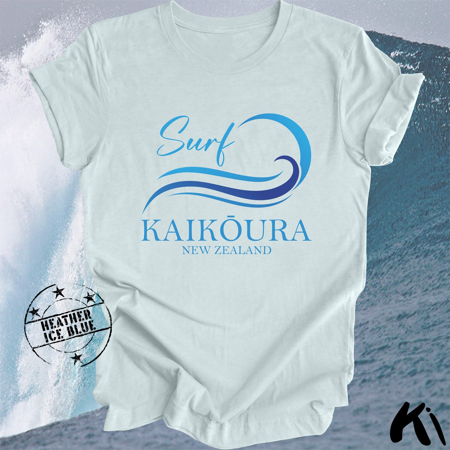 KAIKOURA New Zealand Surfing Wave Shirt