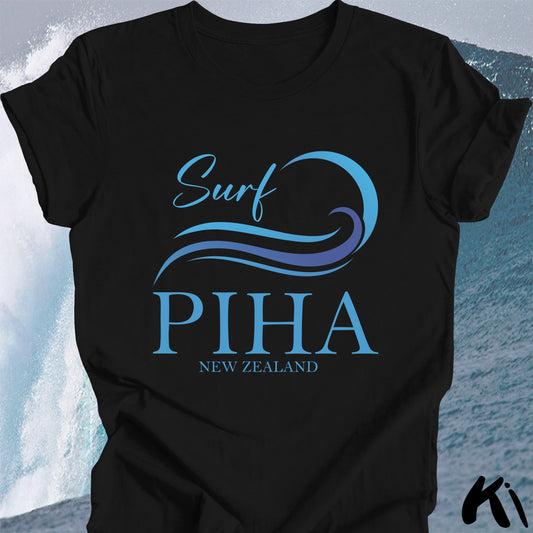 PIHA New Zealand Surfing Wave Shirt