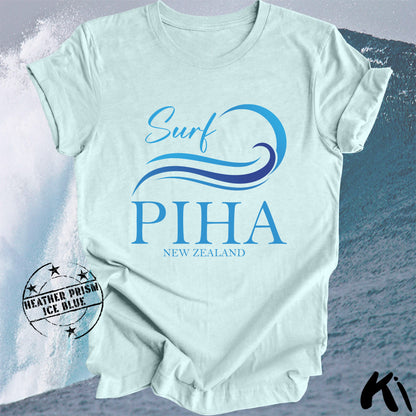 PIHA New Zealand Surfing Wave Shirt