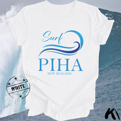 PIHA New Zealand Surfing Wave Shirt