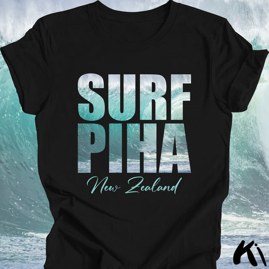 PIHA New Zealand Surfing Wave Shirt