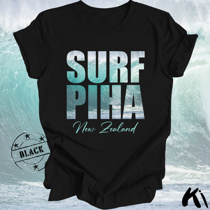 PIHA New Zealand Surfing Wave Shirt