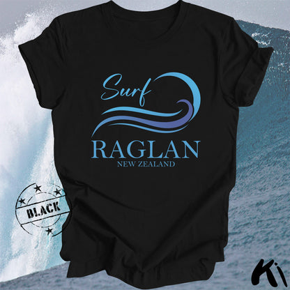 RAGLAN New Zealand Surfing Wave Shirt