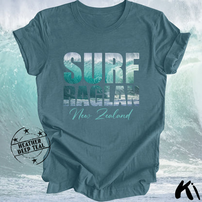 RAGLAN New Zealand Surfing Wave Shirt