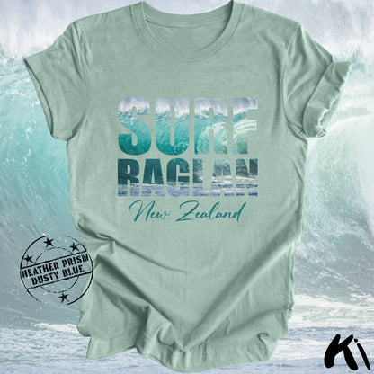 RAGLAN New Zealand Surfing Wave Shirt