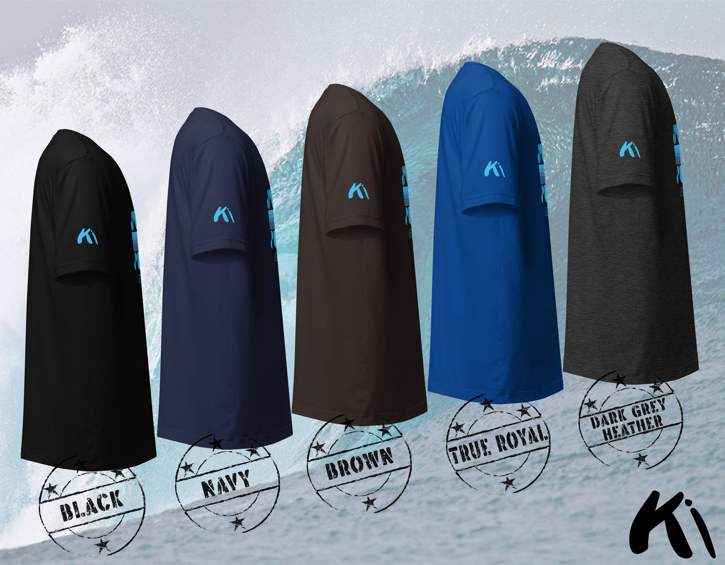 SUMNER New Zealand Retro Surfing Wave Shirt