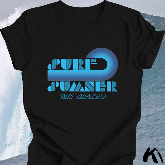 SUMNER New Zealand Retro Surfing Wave Shirt