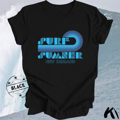 SUMNER New Zealand Retro Surfing Wave Shirt