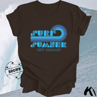SUMNER New Zealand Retro Surfing Wave Shirt