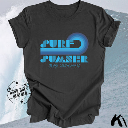 SUMNER New Zealand Retro Surfing Wave Shirt