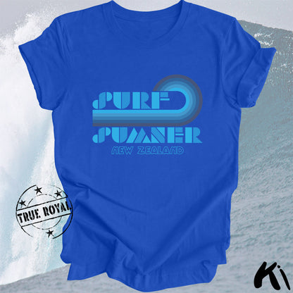 SUMNER New Zealand Retro Surfing Wave Shirt