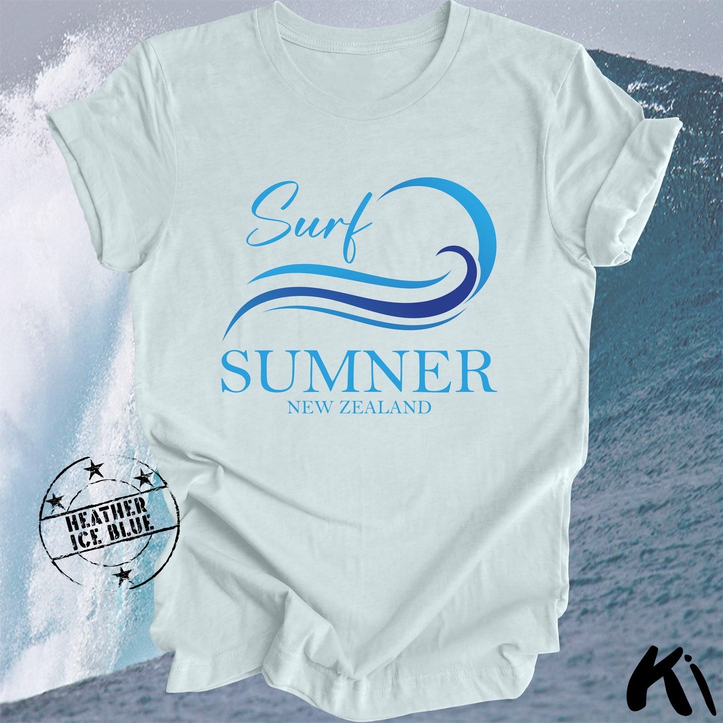 SUMNER New Zealand Surfing Wave Shirt