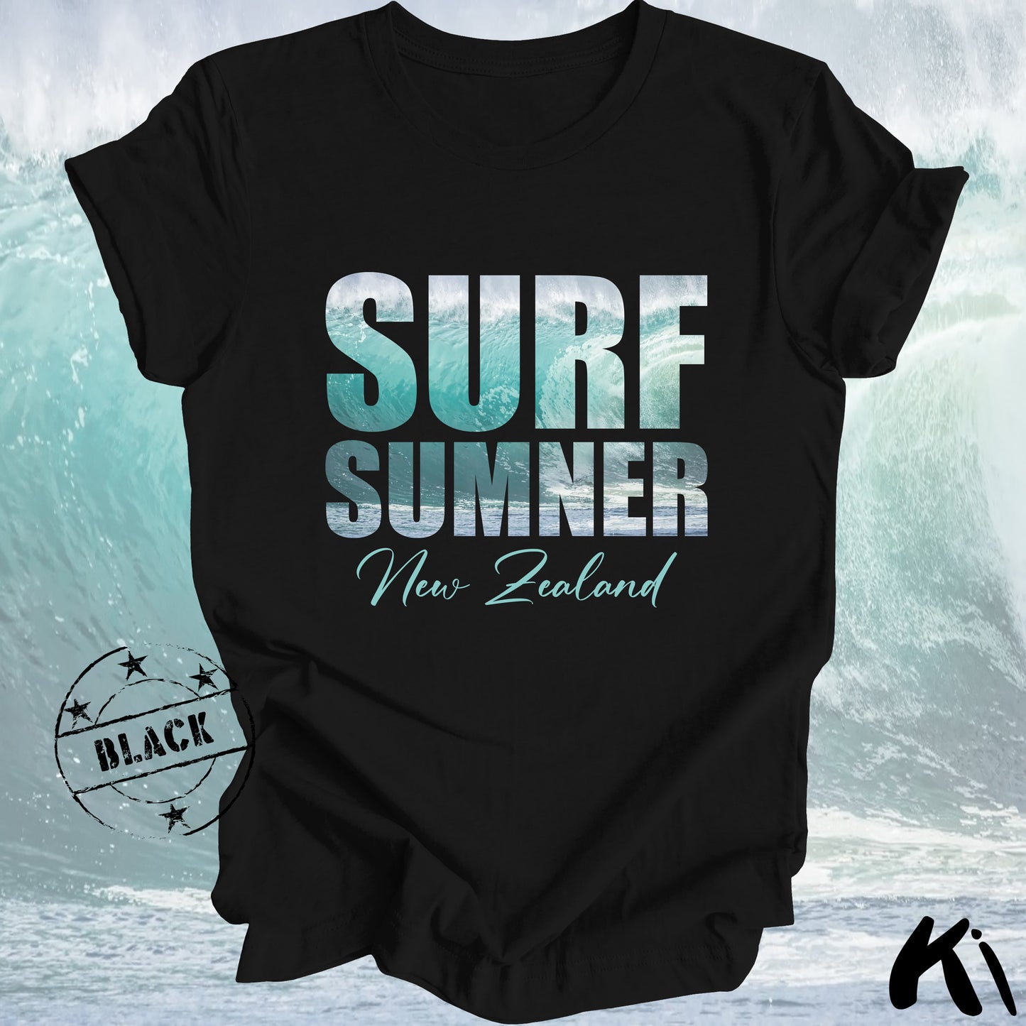 SUMNER New Zealand Surfing Wave Shirt