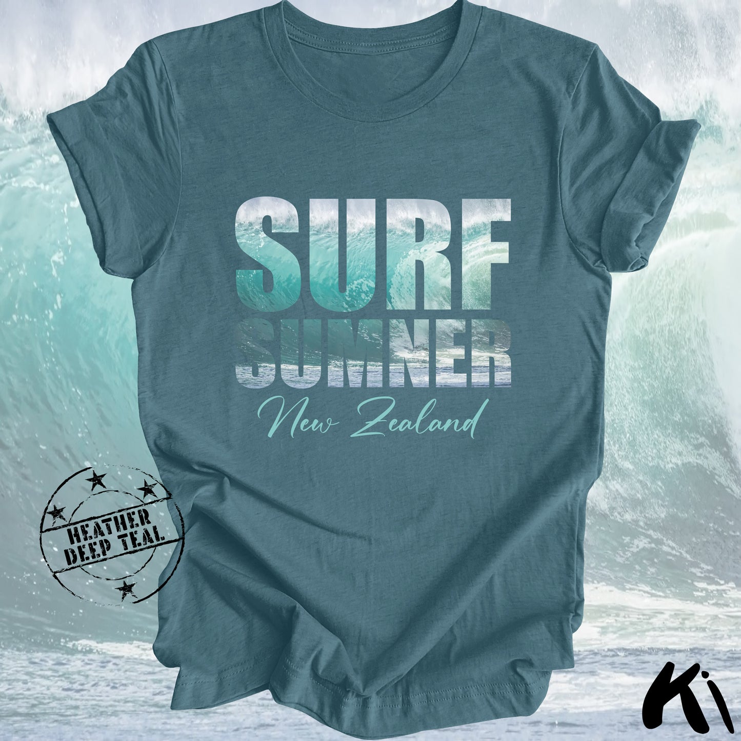 SUMNER New Zealand Surfing Wave Shirt