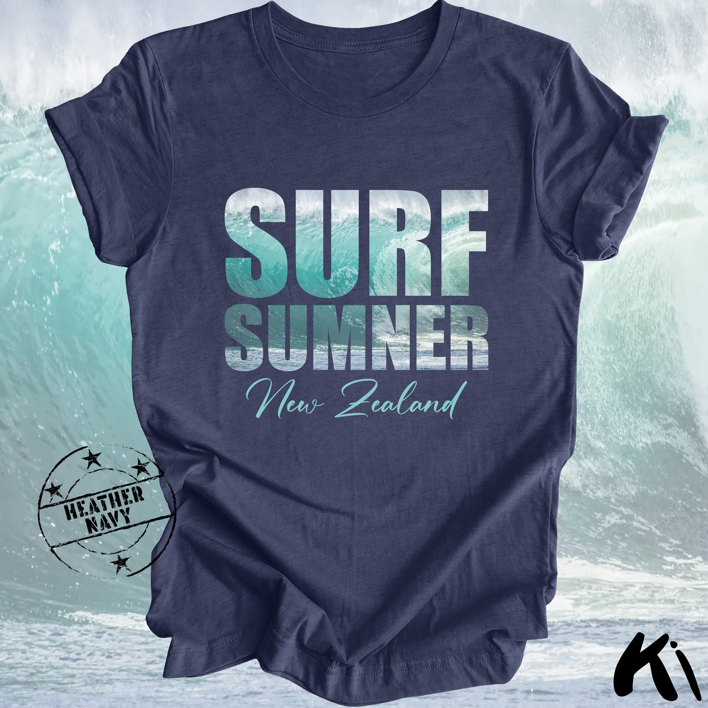 SUMNER New Zealand Surfing Wave Shirt