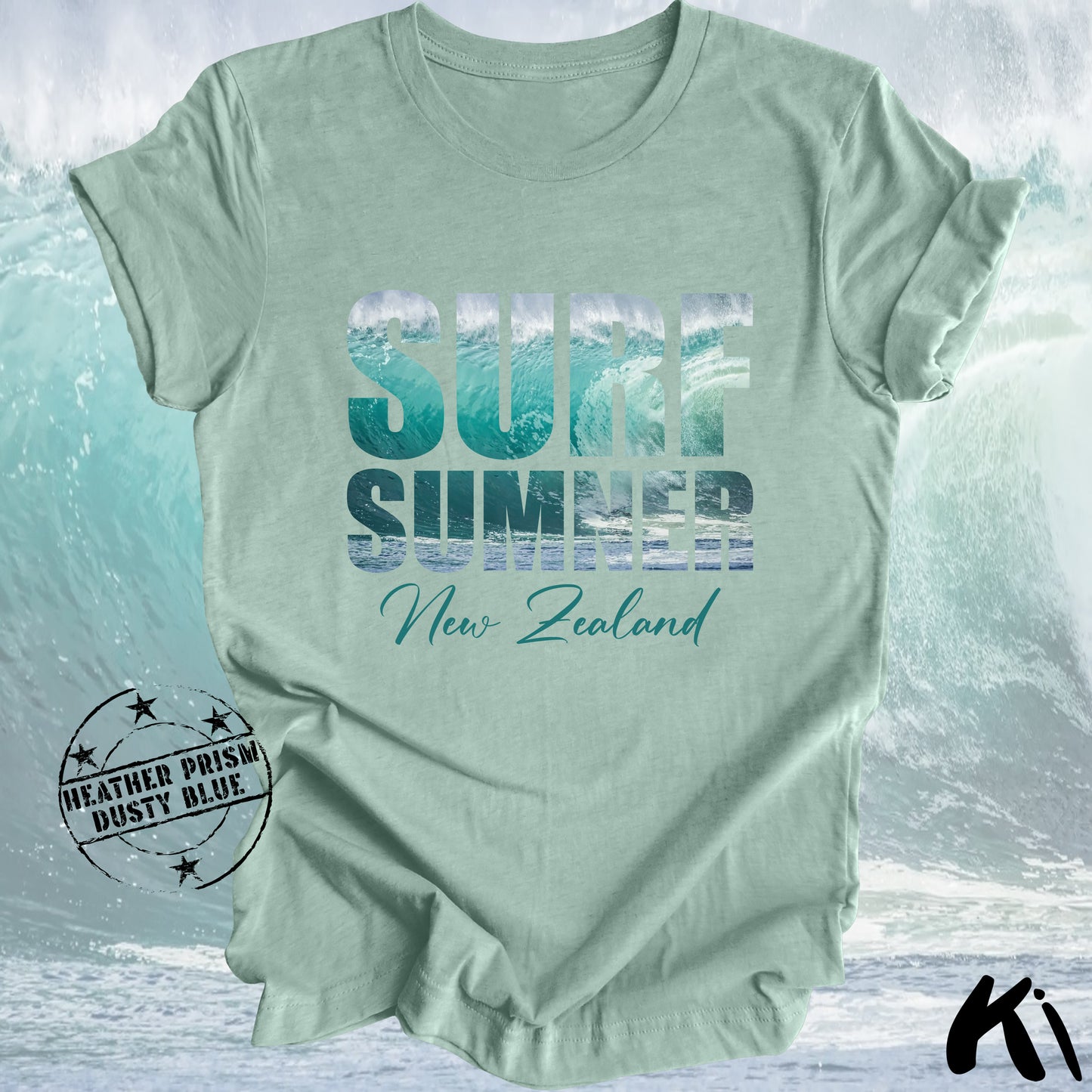 SUMNER New Zealand Surfing Wave Shirt