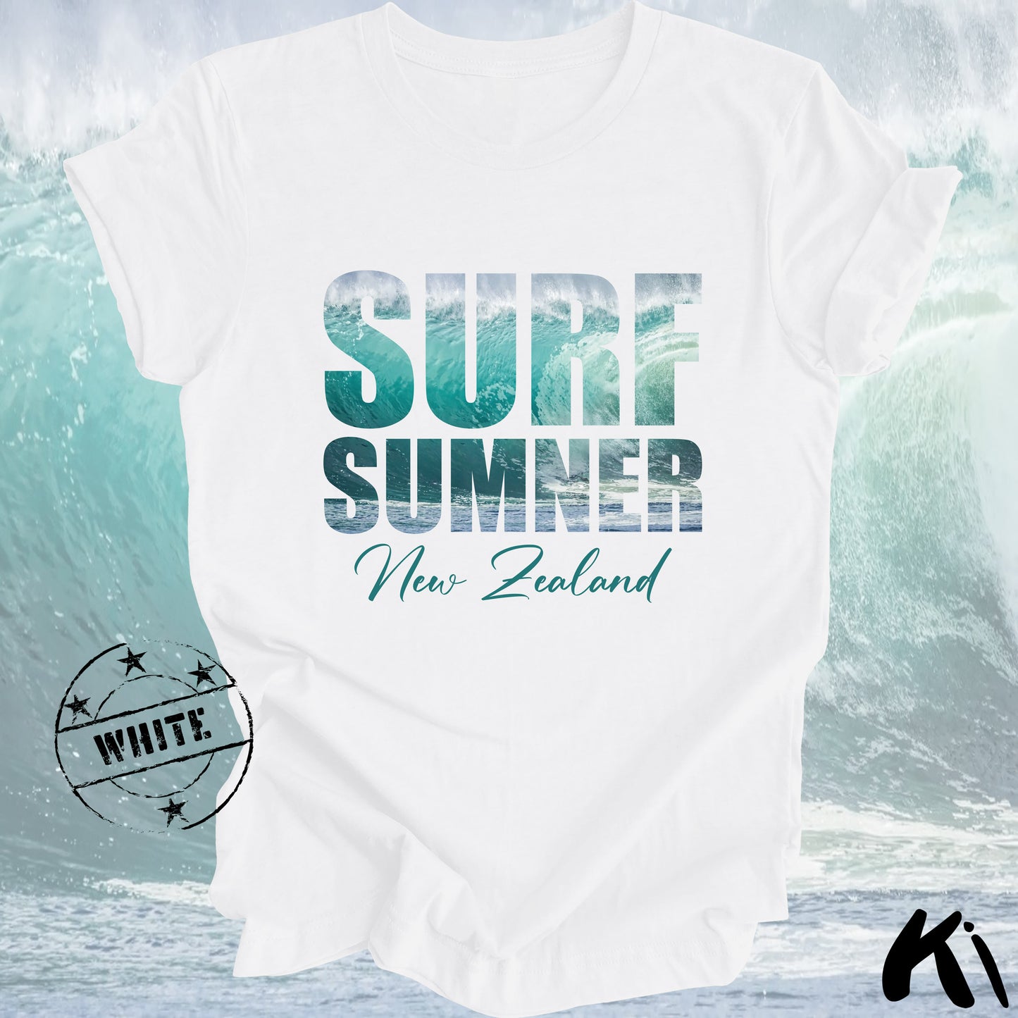 SUMNER New Zealand Surfing Wave Shirt