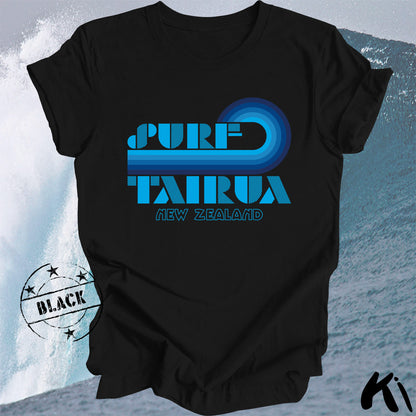 TAIRUA New Zealand Retro Surfing Wave Shirt