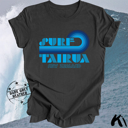 TAIRUA New Zealand Retro Surfing Wave Shirt
