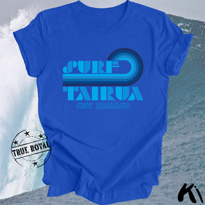 TAIRUA New Zealand Retro Surfing Wave Shirt