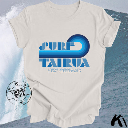 TAIRUA New Zealand Retro Surfing Wave Shirt
